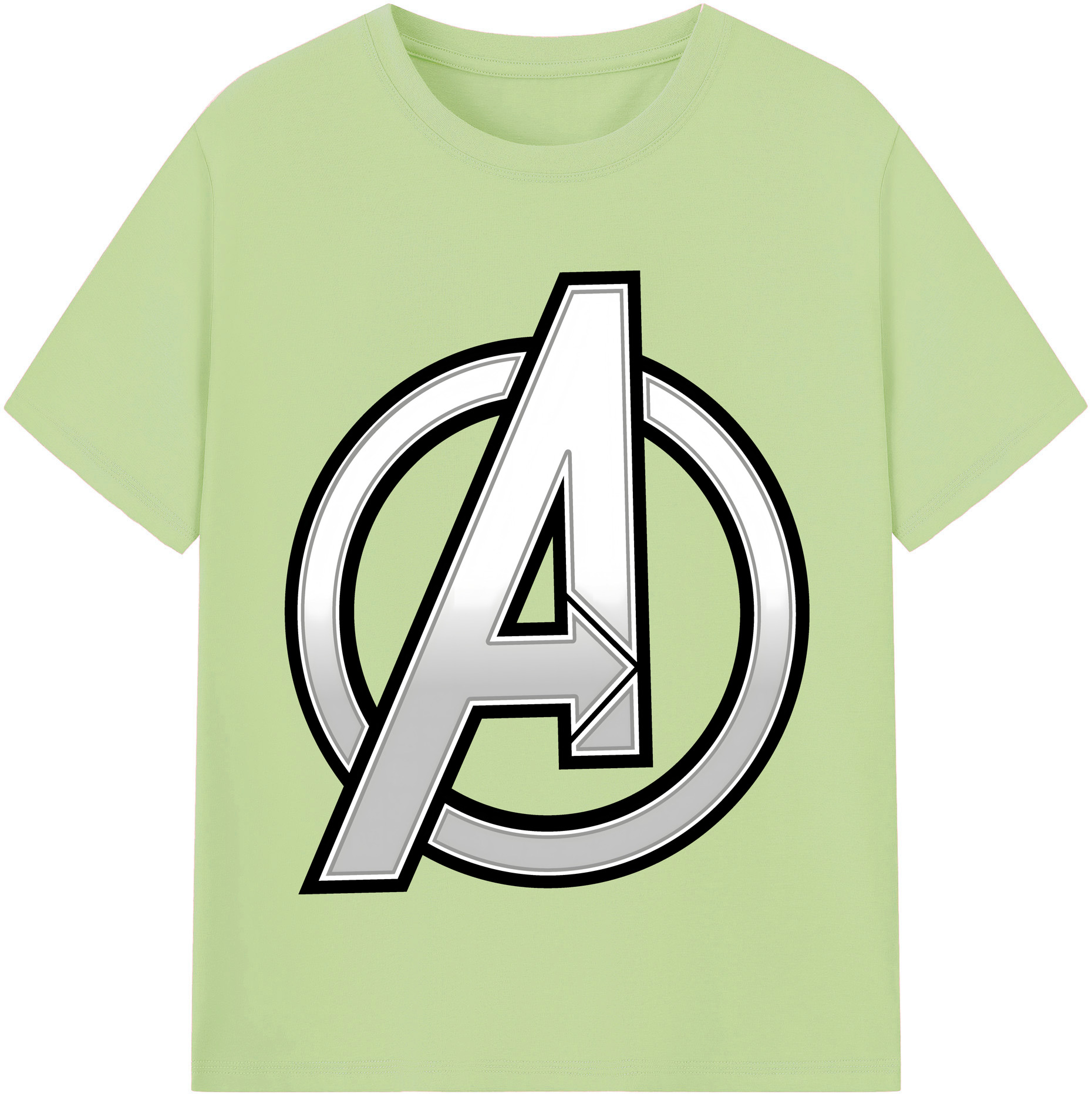 （画像用） アベンジャーズ The Avengers 綿100％半袖Tシャツ（フロントプリント）